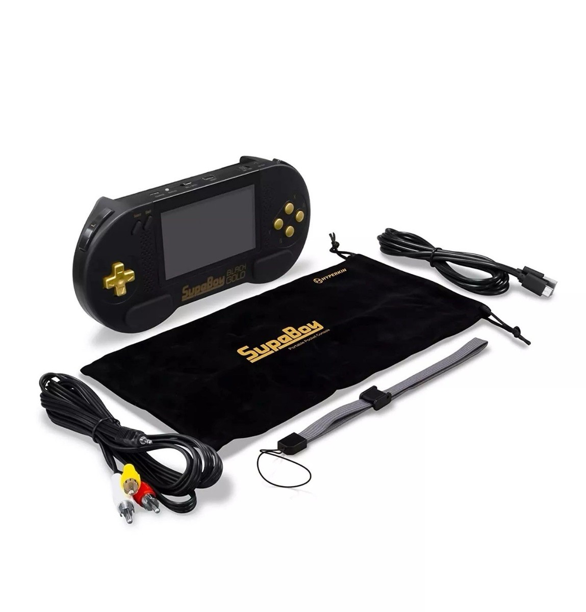 Hyperkin SupaBoy Portable Pocket BlackGold Console for sale online