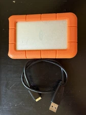 LaCie Rugged Mini 1TB Portable External Hard Drive USB 3.0 - RUGU3M2 - Used