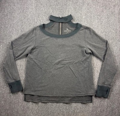 Nancy Rose Performance Top Long Sleeve Mock Neck  Women's Size 10