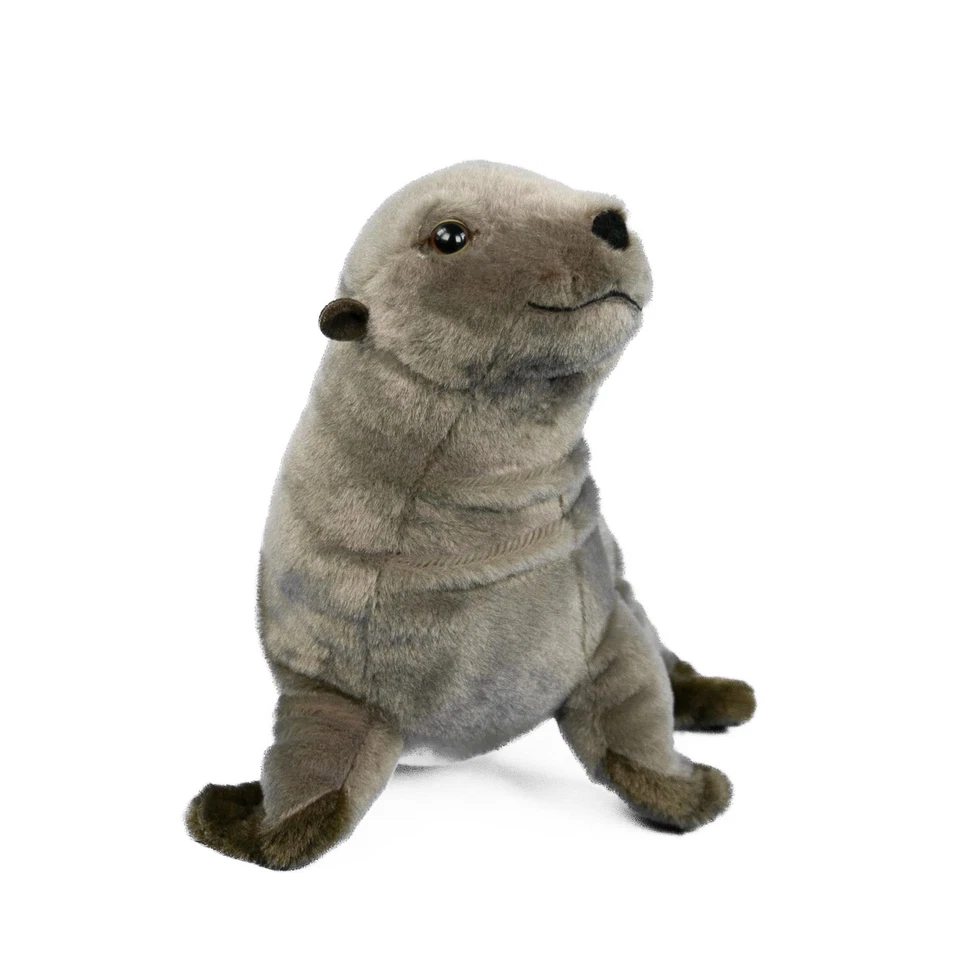 Kuscheltier Robbe graubraun 30 cm Plüschrobbe - Bild 2 von 4