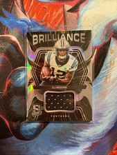 2020 Panini Spectra Football Dj Moore Brilliance Patch 56/75 Panthers