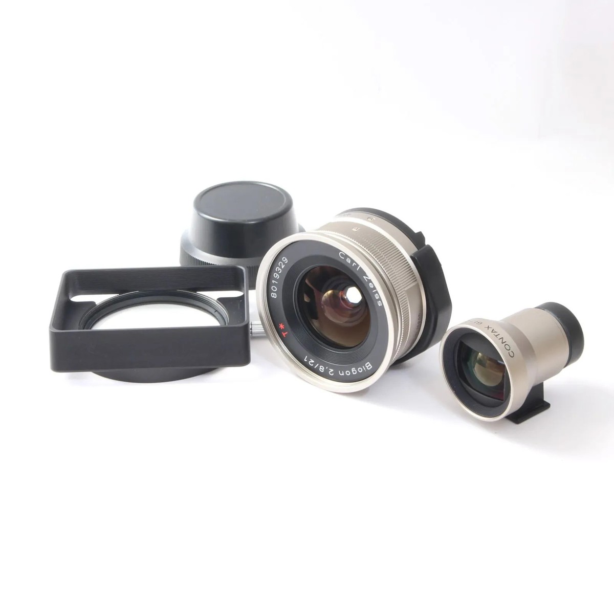 CONTAX Carl Zeiss Biogon T 21mm F2.8 Lens + GF-21 Finder Set