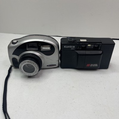 Konica MG/D 35 F/3.5 Hexanon Film Camera, Black And Kalimar