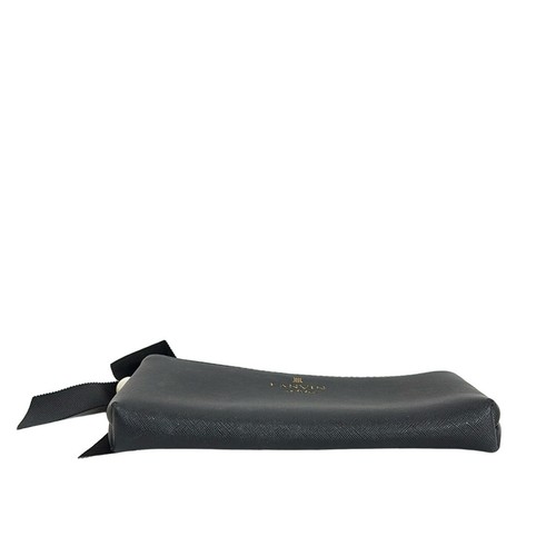 Auth LANVIN en Bleu - Black Synthetic Leather Pouch - Picture 3 of 5