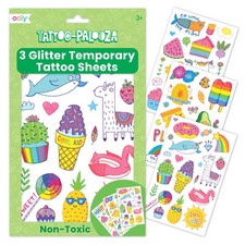 Cute Doodle Temporary Tattoos Set 50 Fun Designs Safe for Kids Party Favors