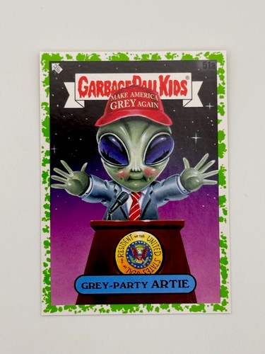 Grey-Party ARTIE #51a Garbage Pail Kids 35th Anniversary card