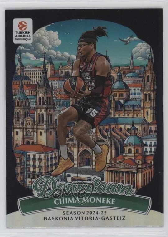 2024-25 Panini Donruss EuroLeague Downtown Chima Moneke #17 14mf