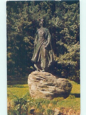 Pre-1980 MONUMENT SCENE Plymouth - Near Brockton Massachusetts MA m/01 AE7406