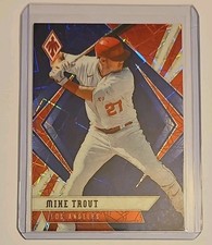 2021 Panini Chronicles - Phoenix Mike Trout #19 Blue Velocity