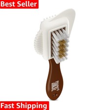 Professional Suede Brush Nubuck Cleaner Dual Bristle Design 4-Way Action