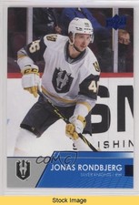 2021-22 Upper Deck AHL Blue Jonas Rondbjerg #89 READ 1g4p