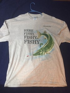 Men S Minnesota Xl Fishing Tshirt Sport Ebay