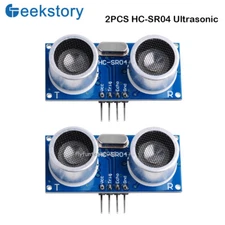 2 PCS HC-SR04 Ultrasonic Sensor Distance Measuring Module 5V for Arduino