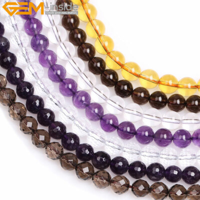 Natural Quartz Gemstone Beads For Jewelry Making 15