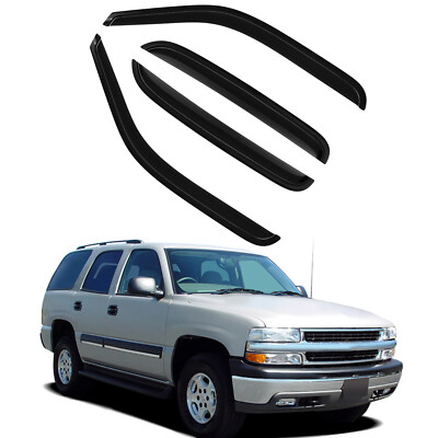 Window Visors Rain Guards For Chevy Tahoe/GMC Yukon/Cadillac Escalade 2000-2006