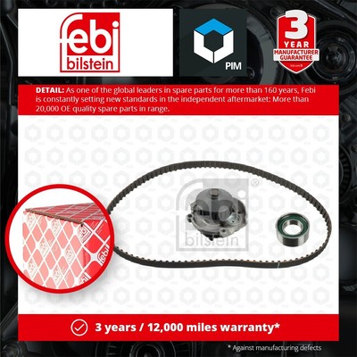 Timing Belt & Water Pump Kit fits FIAT SEICENTO 187 1.1 98 to 10 Set 7554701 New