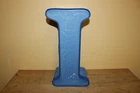 Vintage Blue 16" Letter I Neon Lighted Gas Oil Beer Sida Pop Chevrolet Ford Sign