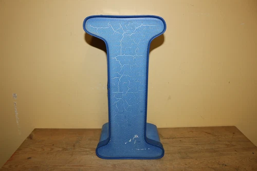 Vintage Blue 16" Letter I Neon Lighted Gas Oil Beer Sida Pop Chevrolet Ford Sign