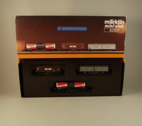 Märklin Z - Museumwagen 1993 En 2001 - Wagon De Marchandises Pour Trains Miniatures 2 Db
