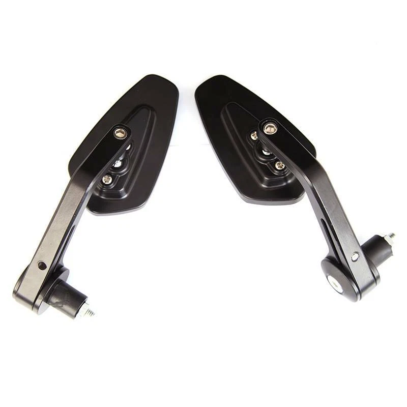 Espejos retrovisores laterales de barra de aluminio de 7/8" para motocicleta Yamaha Honda Kawasaki Suzuki Foto 3 de 4