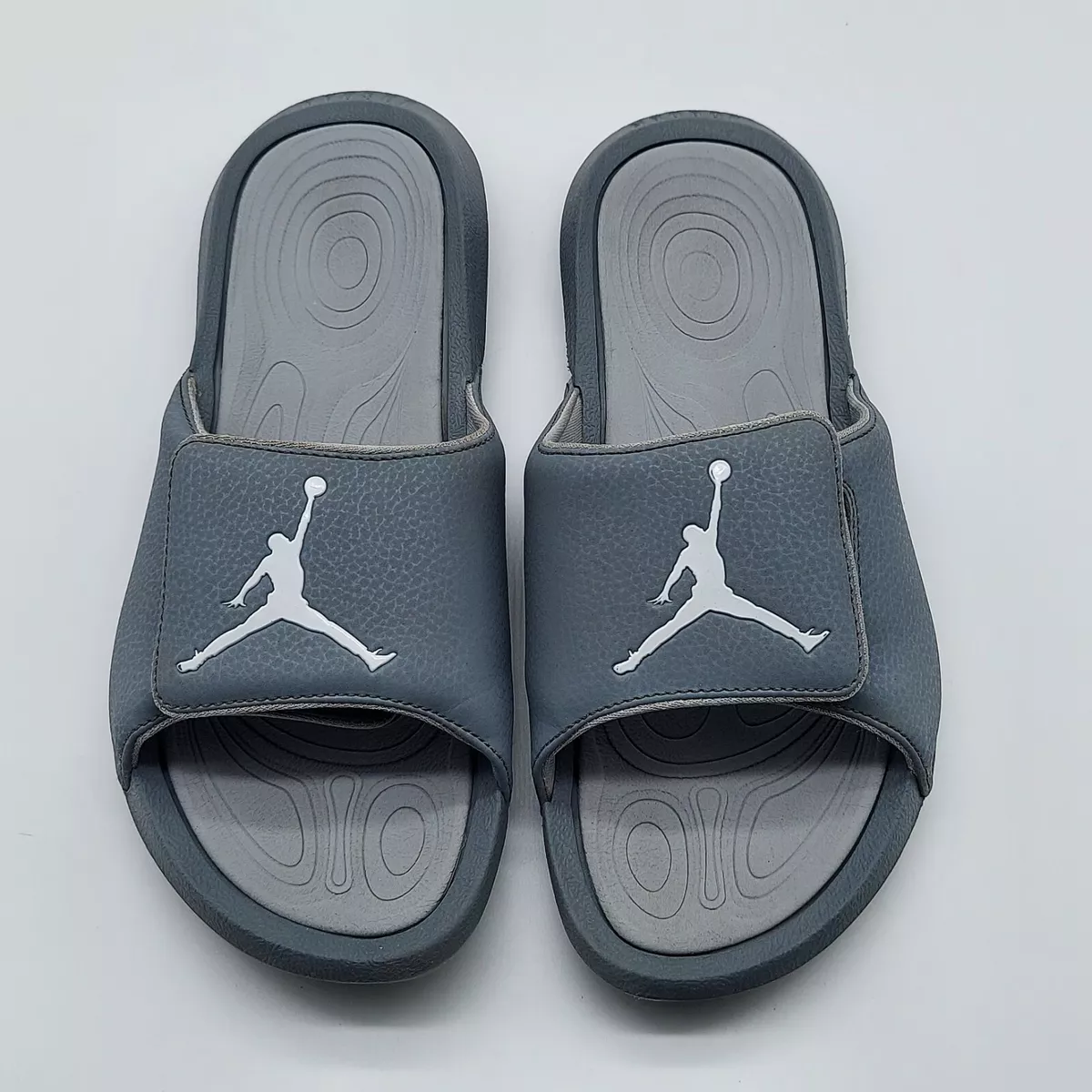 Jordan slides gray deals