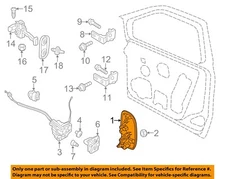 CHRYSLER OEM 15-22 ProMaster City Lock Hardware-Handle, Outside 5XP42JXWAA