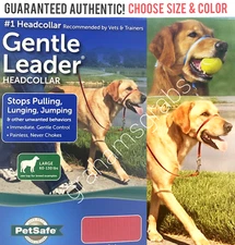 PetSafe GENTLE LEADER Quick Release NO PULL Dog HeadCollar CHOOSE SIZE & COLOR