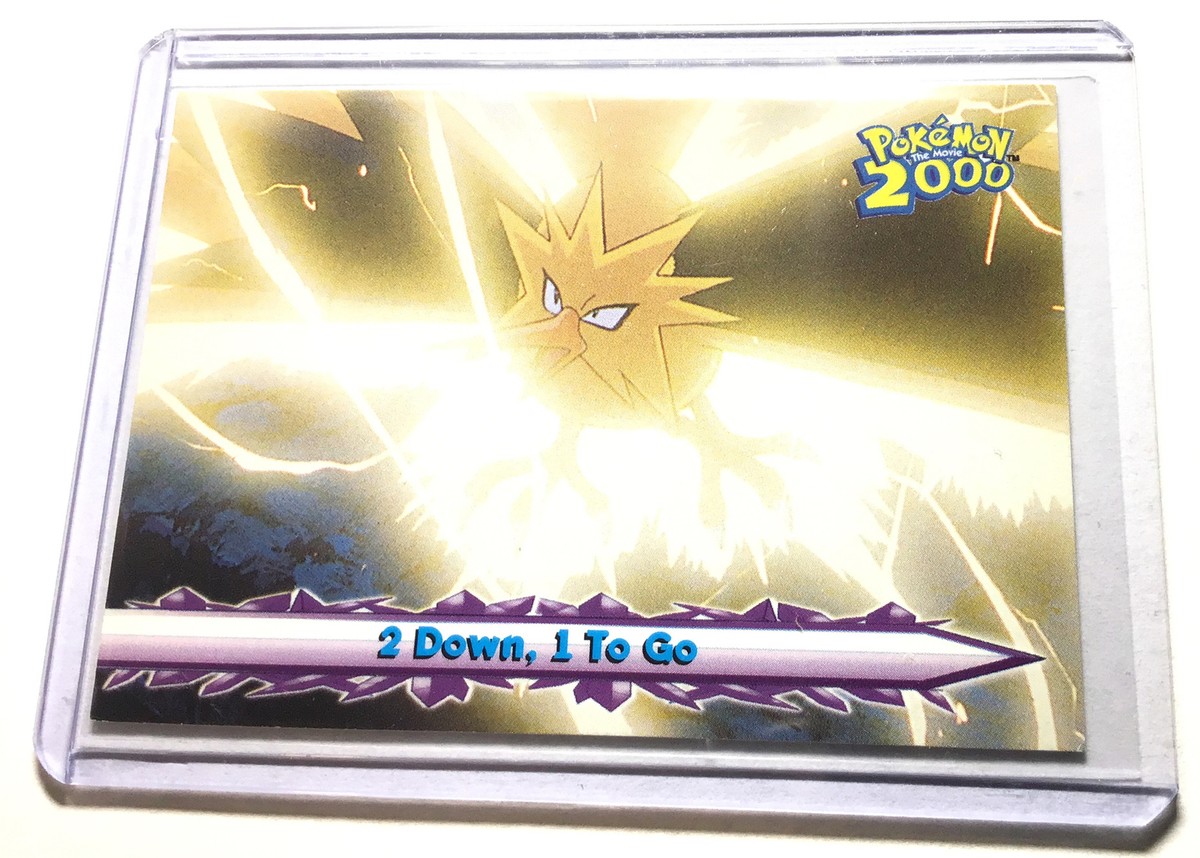 TOPPS Pokemon - Movie 2000 Promo Card - 2 Down, 1 To Go #35 - NM 