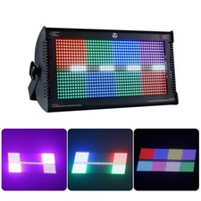 2pc multi-effective Strobe Light Led 1000W RGB 3 in 1 DJ martin atomic DMX512