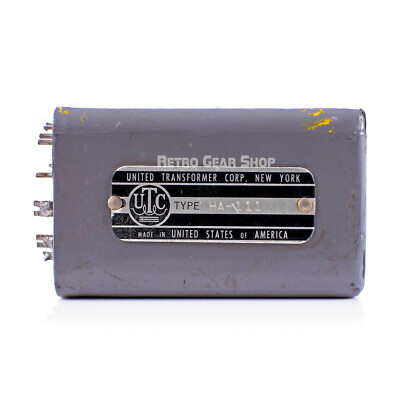 UTC HA-111 Plate and Crystal to Line Transformer Rare Vintage