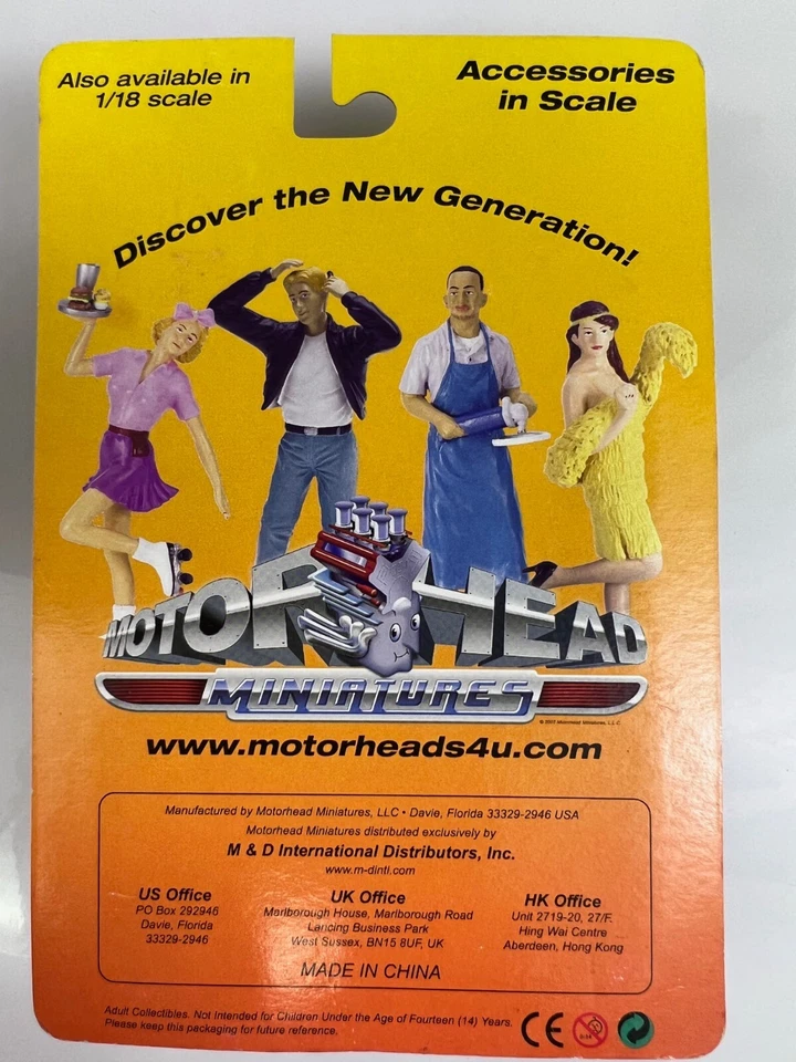 Trixie #344 FIGURINE 1/24 Motorhead Miniatures Display Hand Painted Fiqure 1:24 - Image 3 of 3