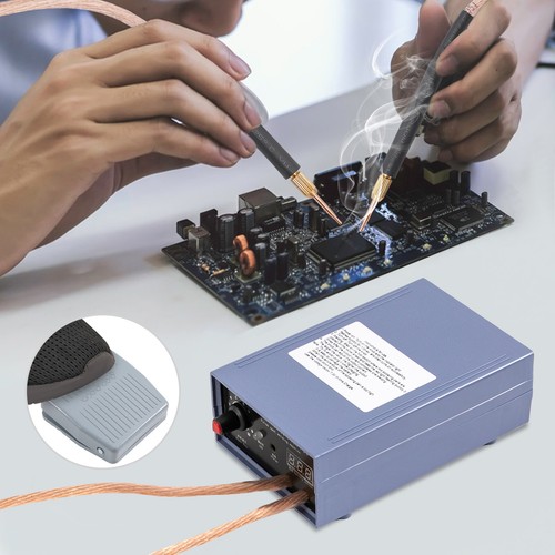Mini pluma soldadora por puntos 5000 W para máquina de soldadura por puntos ajustable a batería 18650 hágalo usted mismo - Imagen 15 de 16