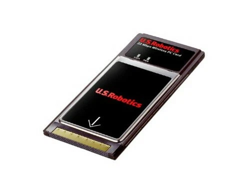 Tarjeta inalámbrica CardBus de 22 Mbps U.S. Robotics tarjeta de PC 2210 en caja Foto 2 de 2
