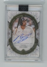 2024 Topps Transcendent Rafael Devers AUTO #12/25 signed Red Sox