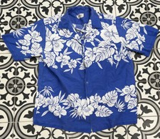 Vintage Helena's Hawaiian Hawaii Floral Button - Down Honeymoon Shirt Large