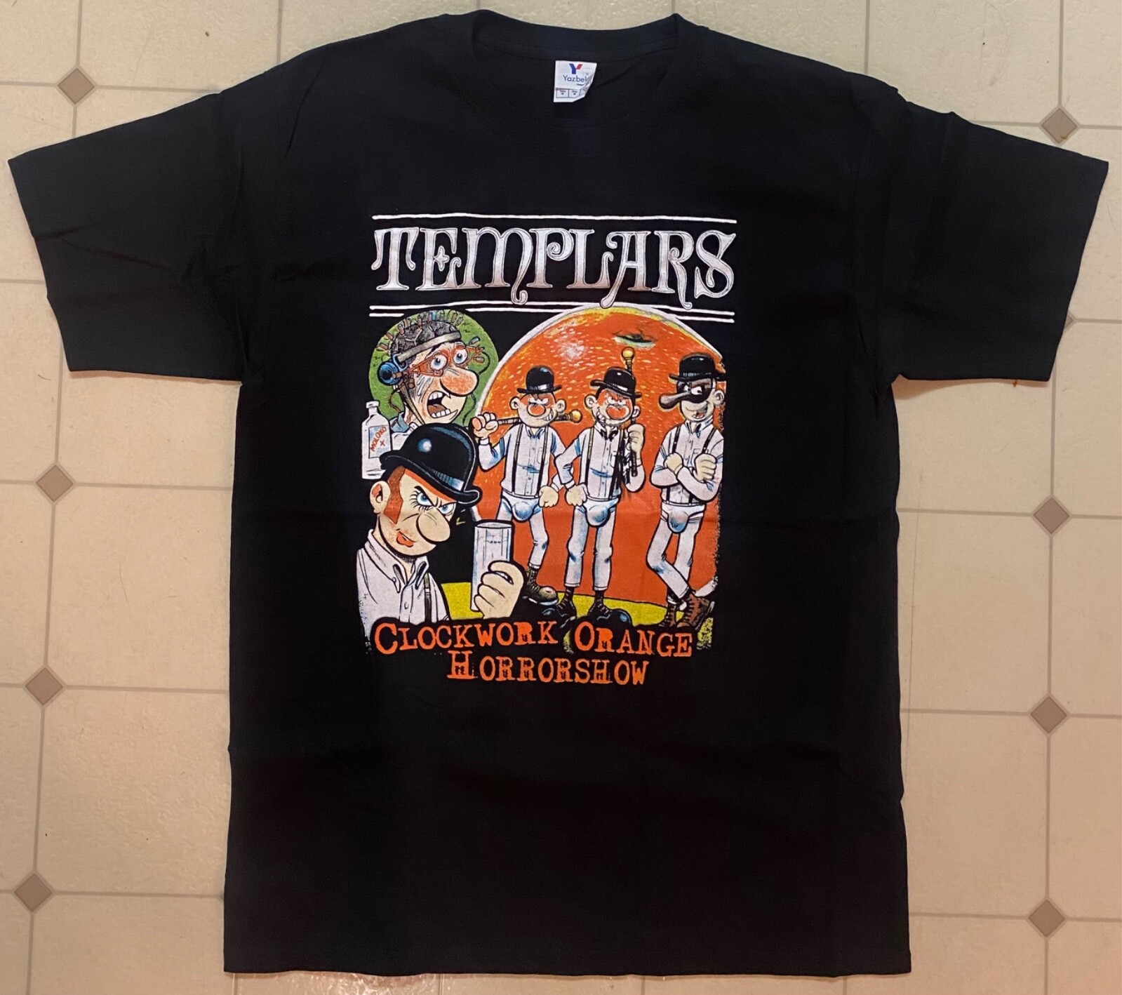 TEMPLARS CLOCKWORK ORANGE HORRORSHOW TSHIRT nyc punk rock oi new import medium eBay