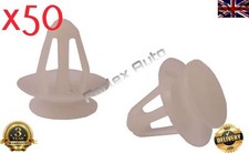 50x Door Interior Trim Panel Clips 90 321 122 For Vauxhall/Opel Astra H Zafira B