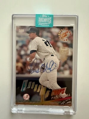 ‘24 Archives Signature Series 1995 Stadium Club Extreme Corps Paul O'Neill #519 - Image 1 of 4