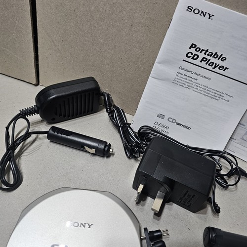 CD VINTAGE SONY D-EJ915 20 AÑOS ANIVERSARIO WALKMAN CON TODOS LOS ACCESORIOS - Imagen 7 de 11