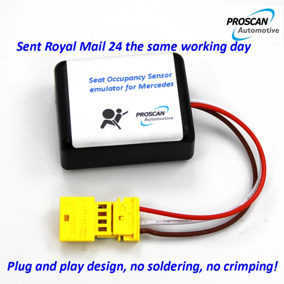 For Mercedes ML W163 Bypass Seat Occupancy Mat Sensor SRS Emulator - Image 2 of 2