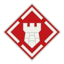 20th Engineer Brigade Bumper Sticker Military Vinyl Soldier Decal 5"