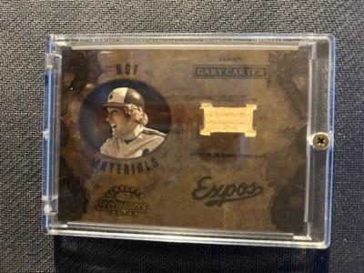 2003 DR Timeless Treasures HOF Materials  GARY CARTER  #75/100 Bat Card NY Mets