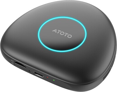 ATOTOSELECT CB6 AI Box: Wireless CarPlay & Android Auto, 4G LTE 4GB + 64GB