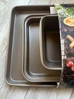 Masterclass Premium Bakeware 3 Piece Set Cookie Sheet Brownie Pan Loaf Pan