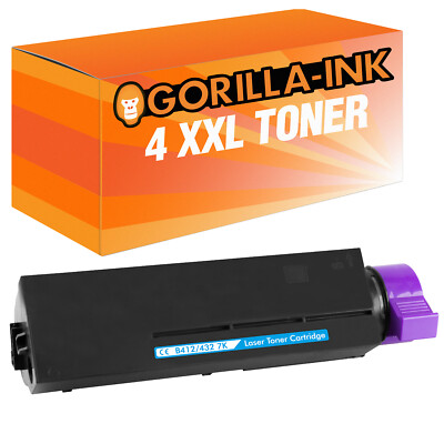 4x Toner XXL für Oki B412 B432 B 412 B 432 B512DN MB472DNW MB492DN MB562DNW
