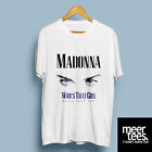 Madonna Who's that girl t shirt unisex inspired to 1986 tour pop rock music 80s