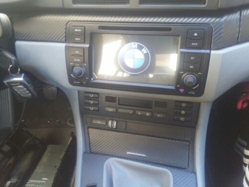 Autoradio CARPLAY WIFI GPS ANDROID 12 BT DVD USB pr BMW SERIE 3 (E46)+CAMERA - Bild 1 von 6