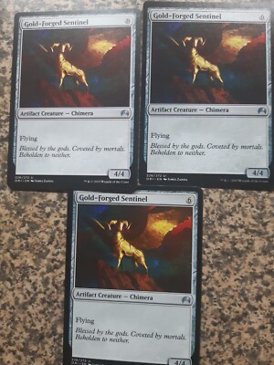 MTG 3 x Gold-Forged Sentinel - Magic Origins