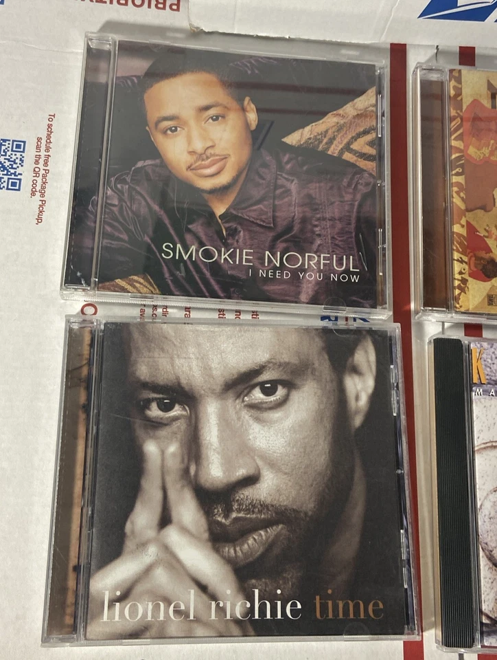 Lot of 8 R&B Soul Love Singer CD's Luther Vandross, Keith Sweat, Stevie Wonder Foto 2 de 4