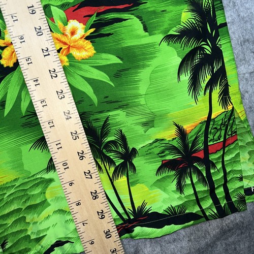 Rima Caribbean Men’s Shirt Size Large Cruise Wear Tropical Camp Sailing Palms - Picture 8 of 10